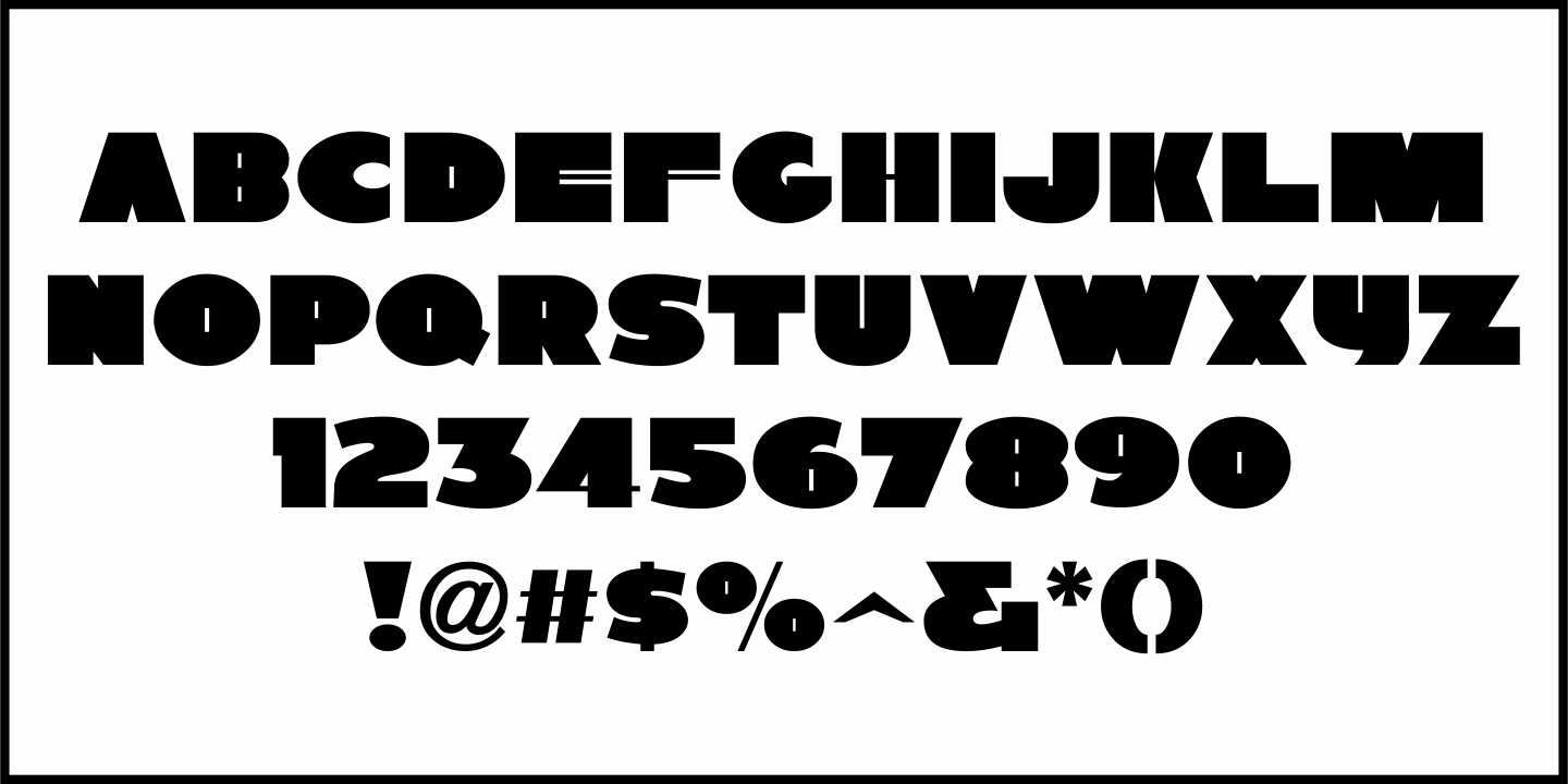 Bold Venture Font Poster #1