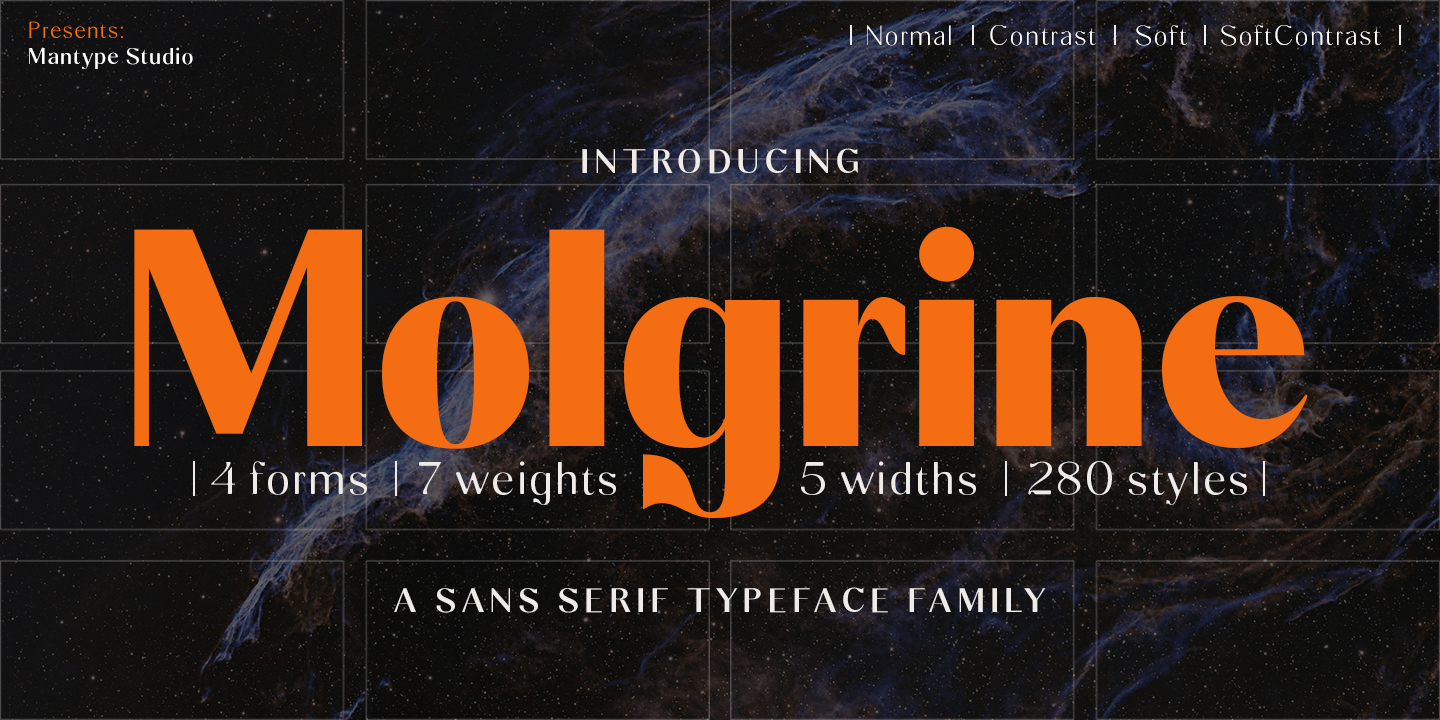 Molgrine Font Poster