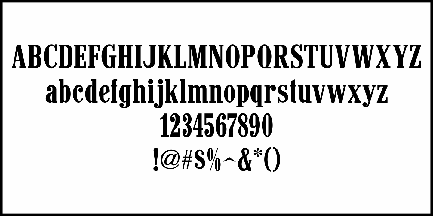 News Article Font Poster #1