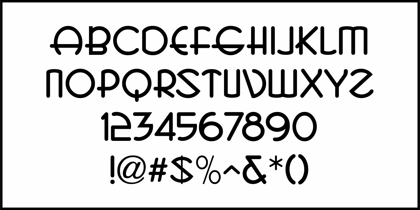 Deco Francois Font Poster #3
