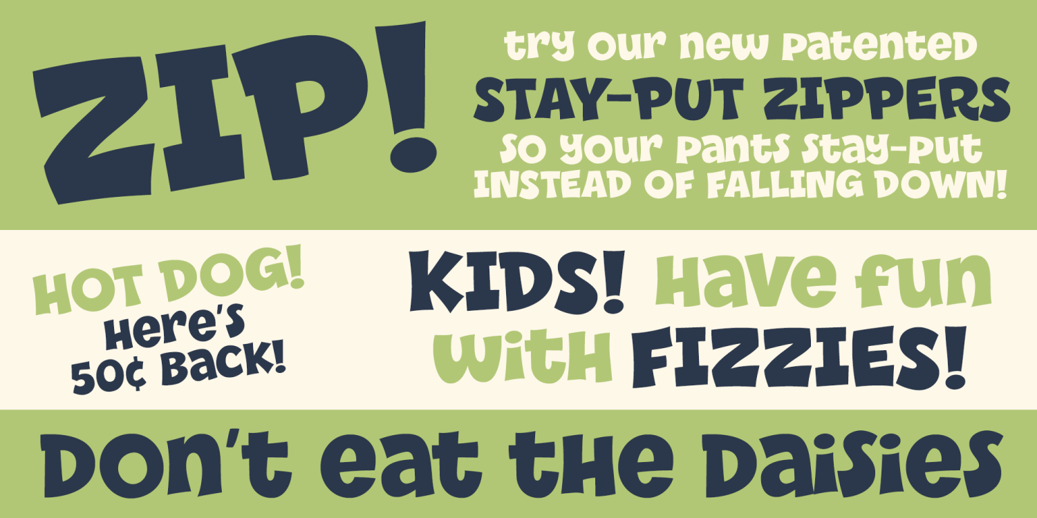 Peapicker Font Poster #2