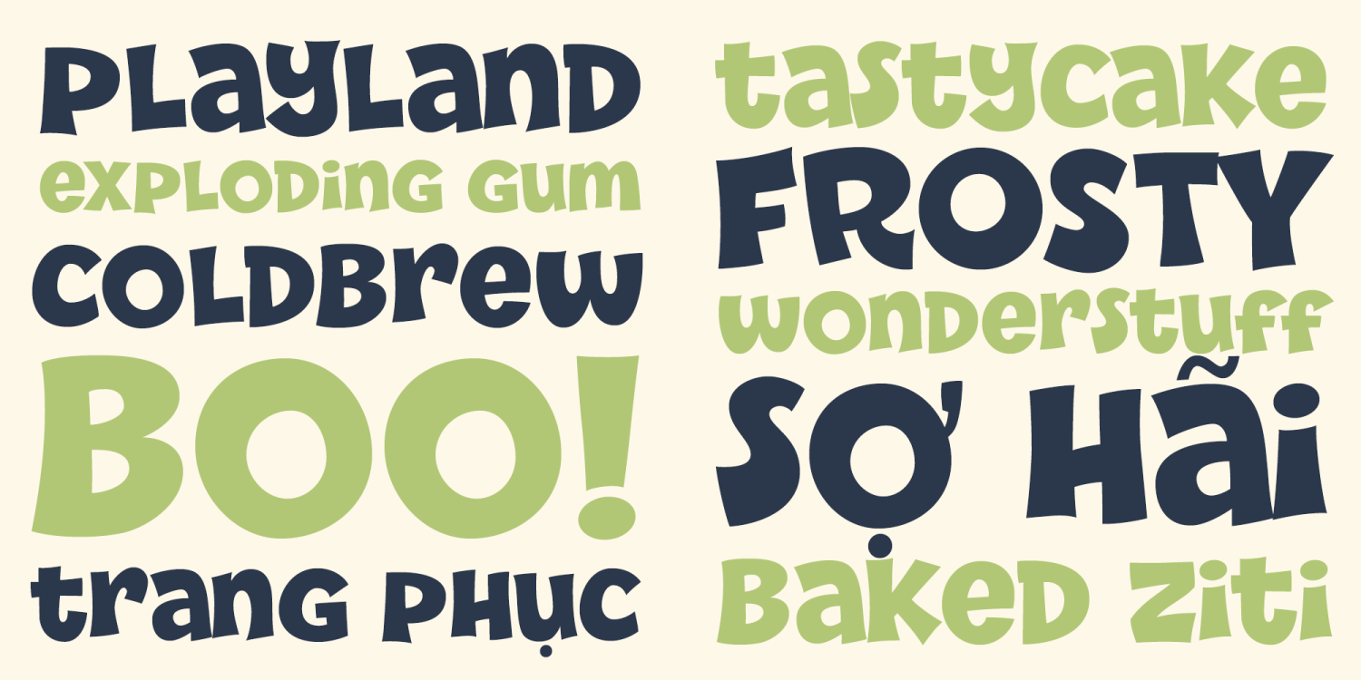 Peapicker Font Poster #3