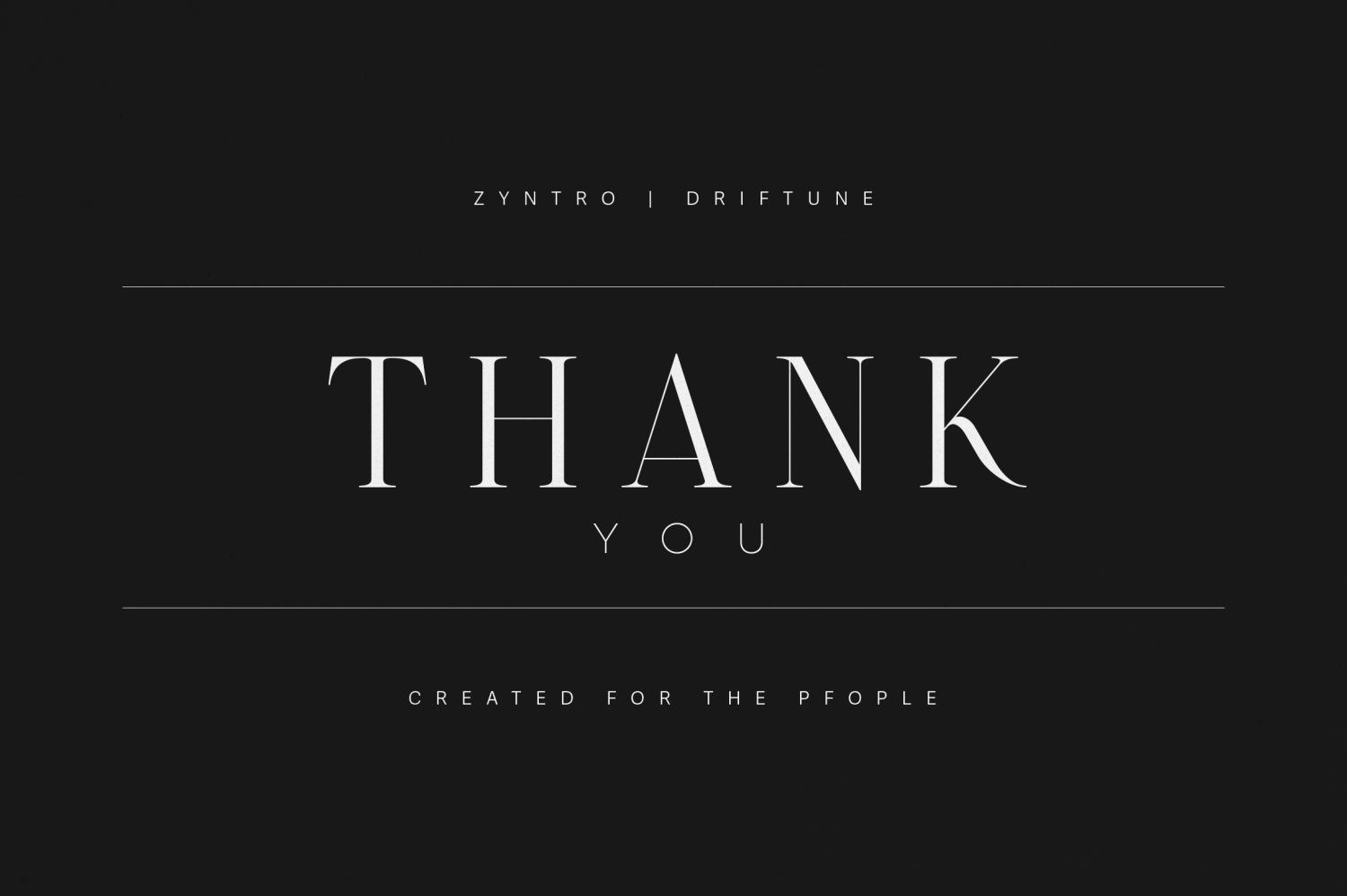 Zyntro & Driftune Font Poster #10