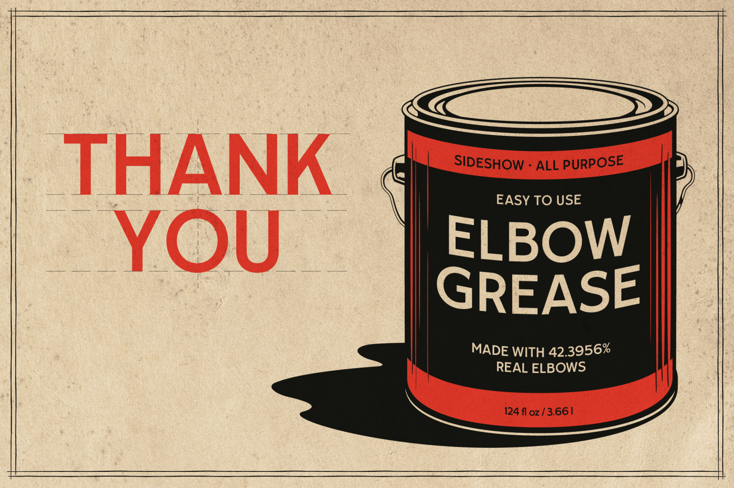 Sideshow Font Poster #12