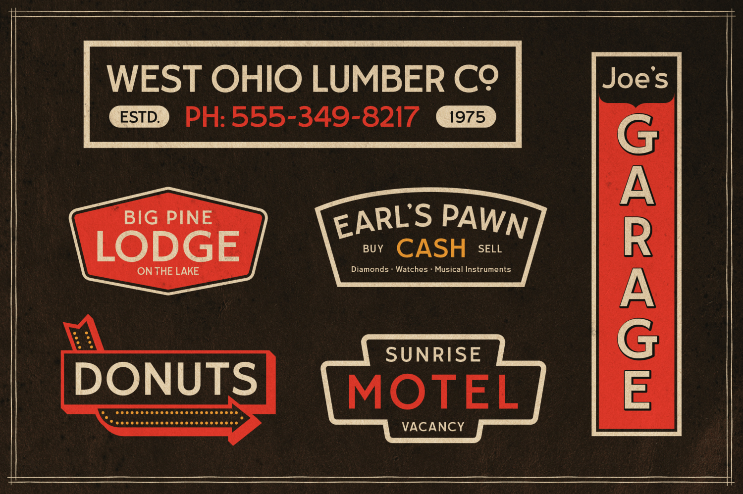 Sideshow Font Poster #2