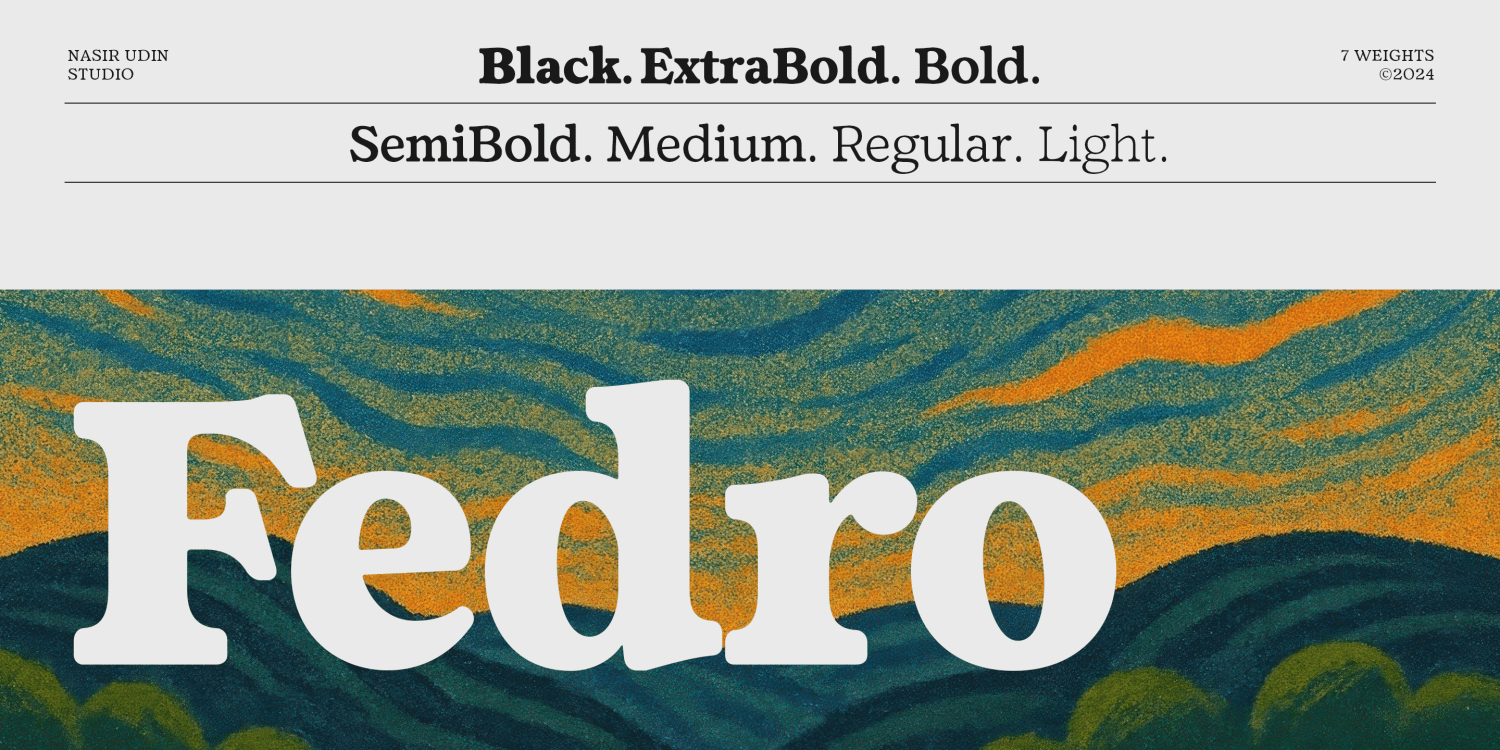 Fedro Font Family