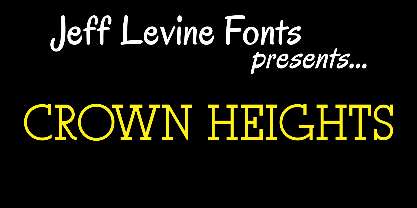 Crown Heights Font Family Poster