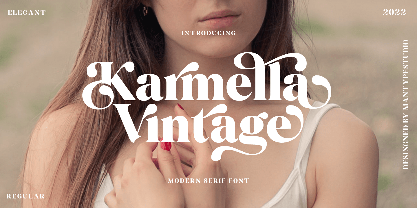 Karmella Regular Font Poster