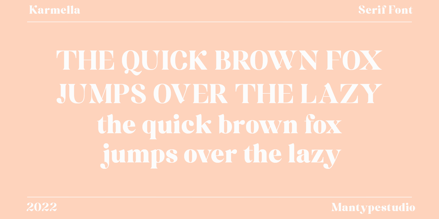 Karmella Regular Font Poster #1