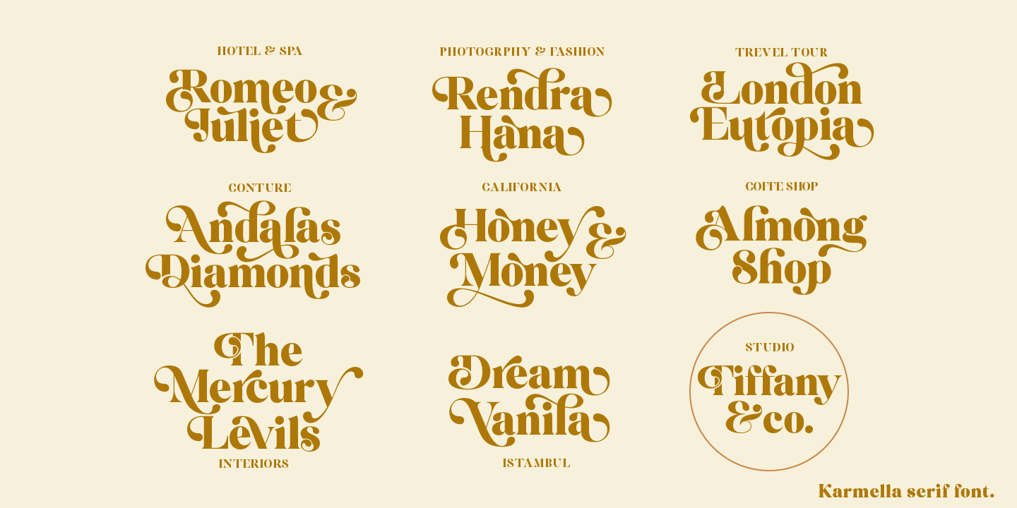 Karmella Regular Font Poster #1