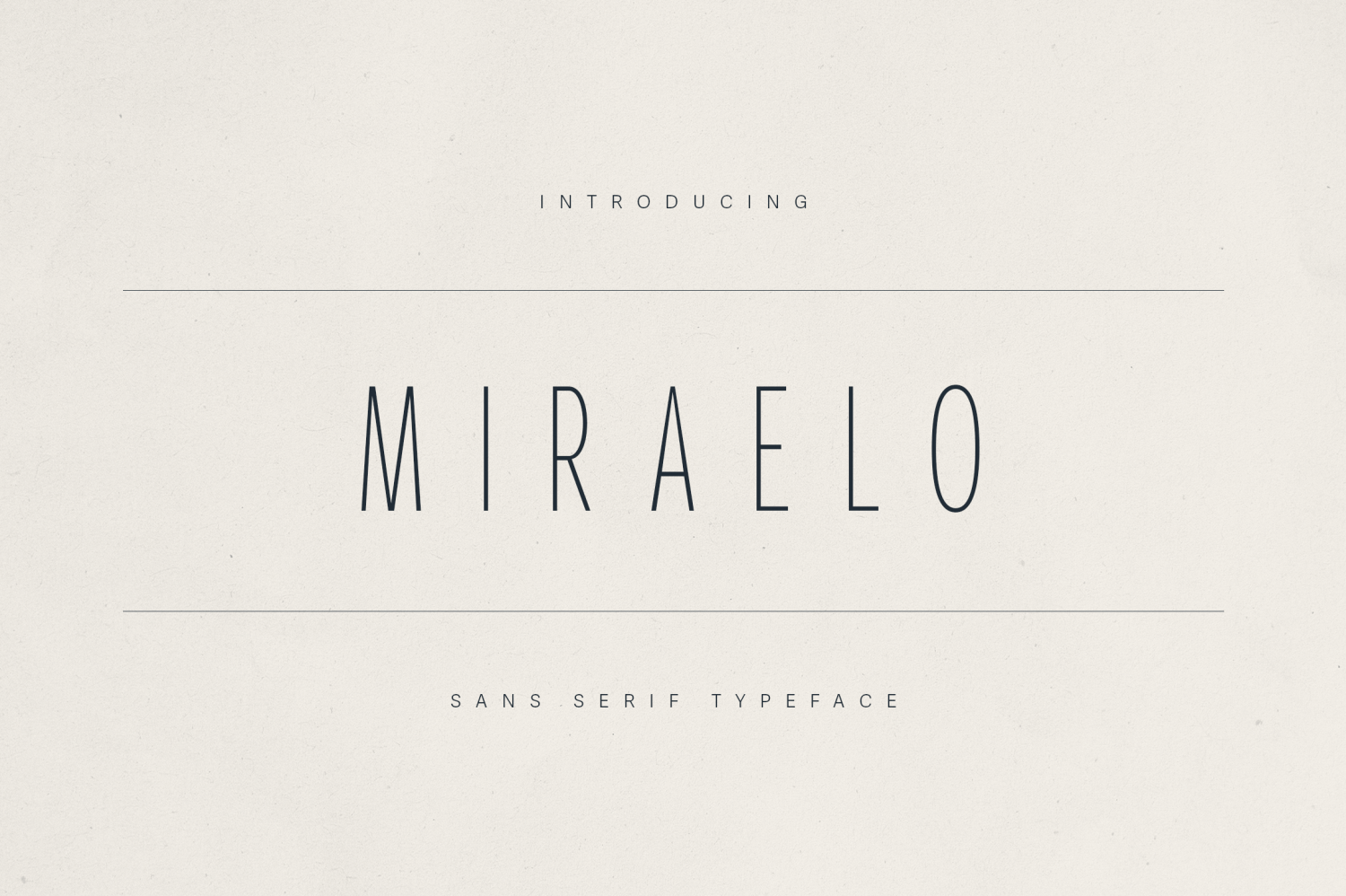 Miraelo Font Poster #1