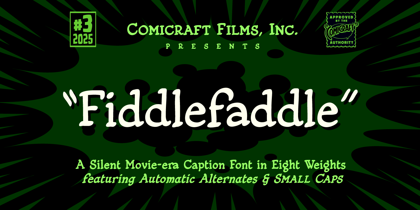 Fiddlefaddle Font Poster #1