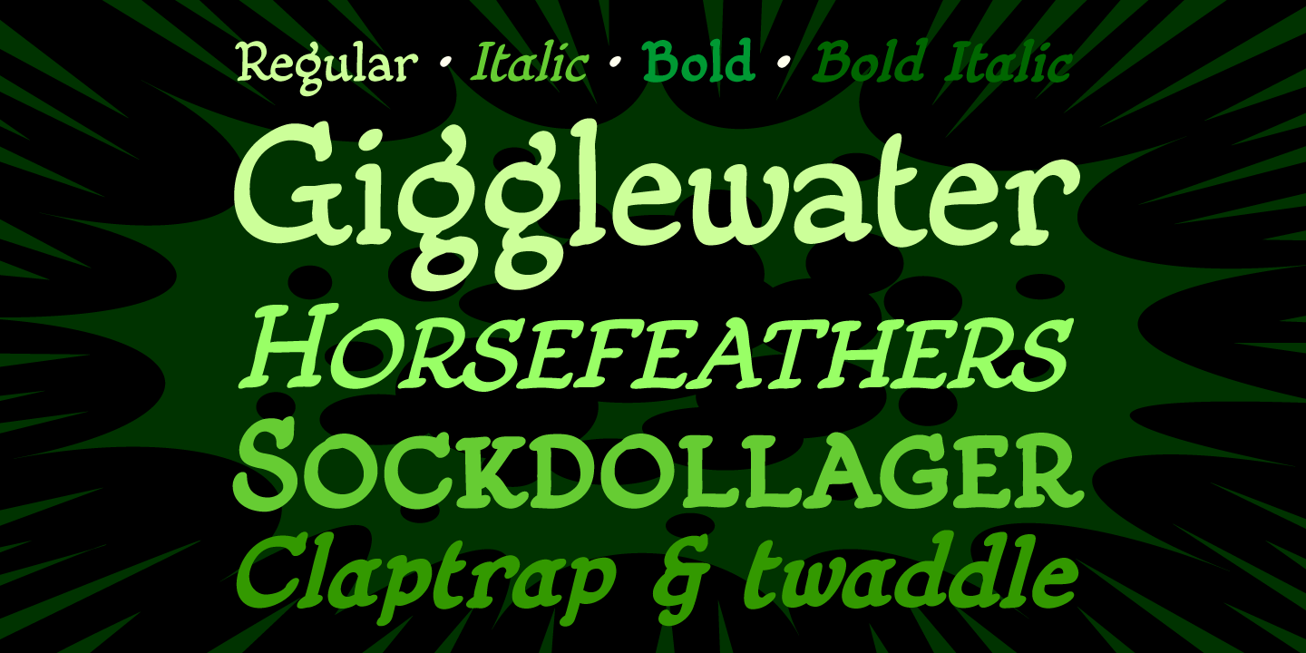 Fiddlefaddle Font Poster #1