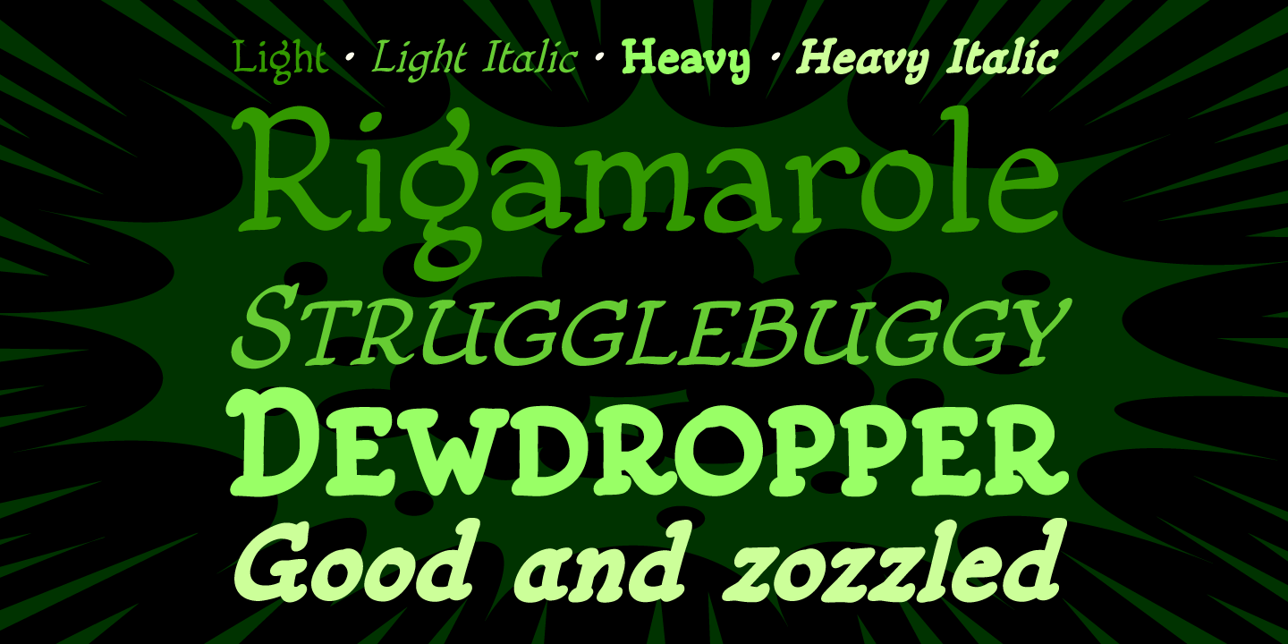 Fiddlefaddle Font Poster #1