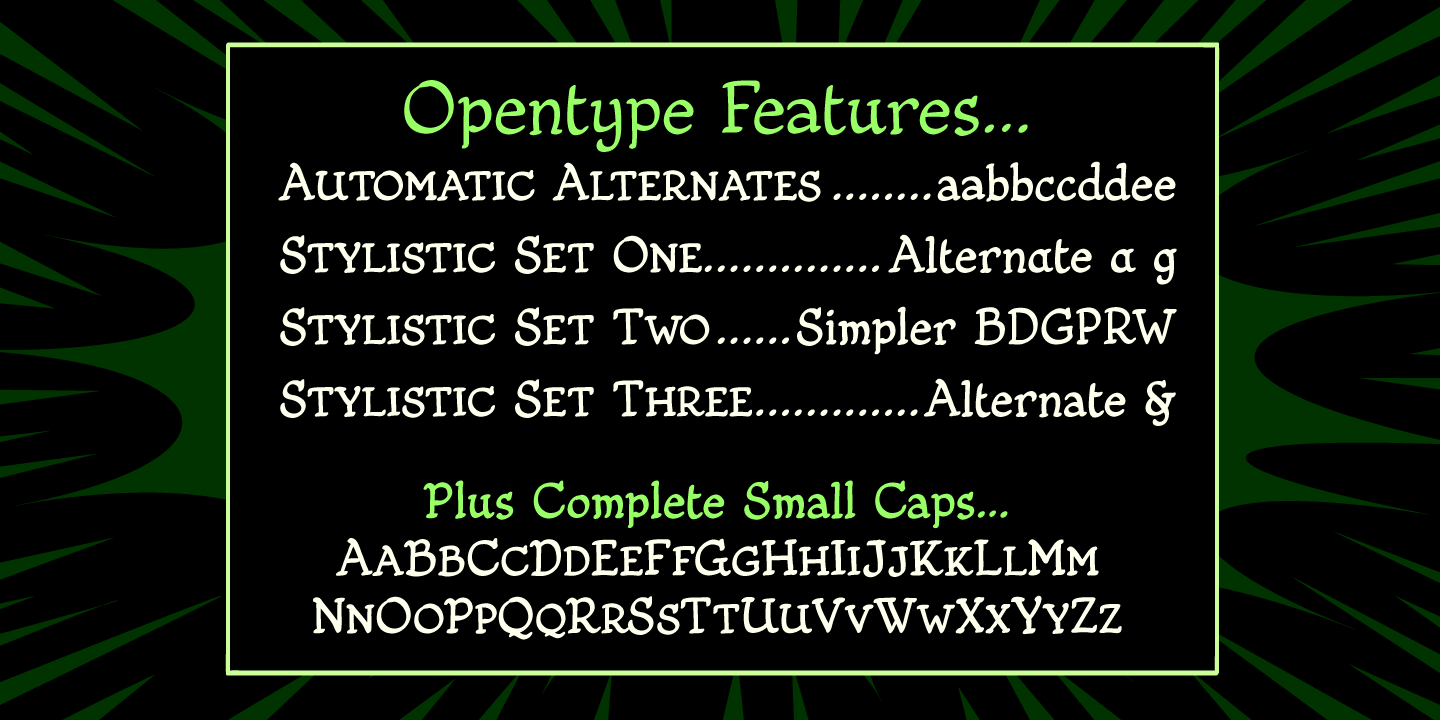 Fiddlefaddle Font Poster #1