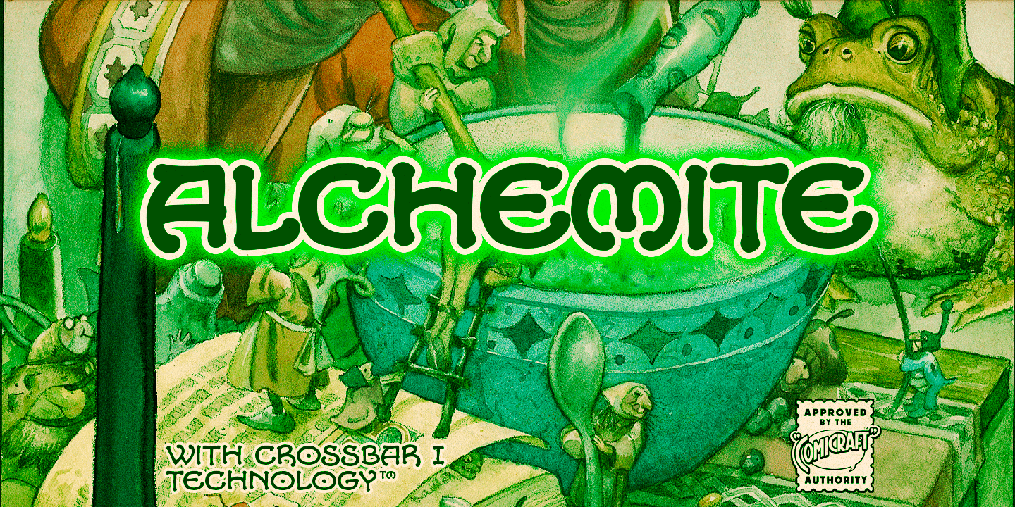 Alchemite Font Poster
