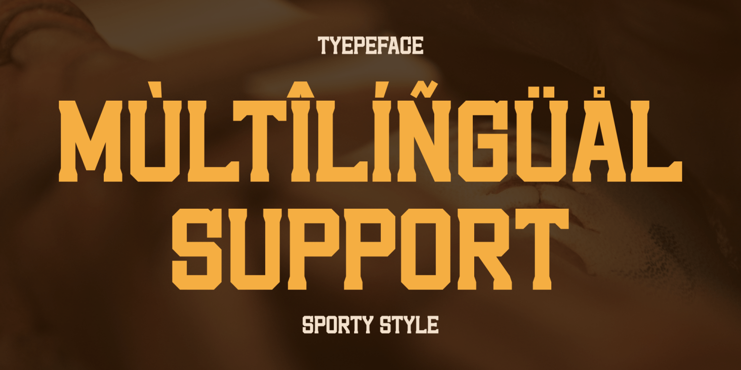 Brokstate Font Poster #1