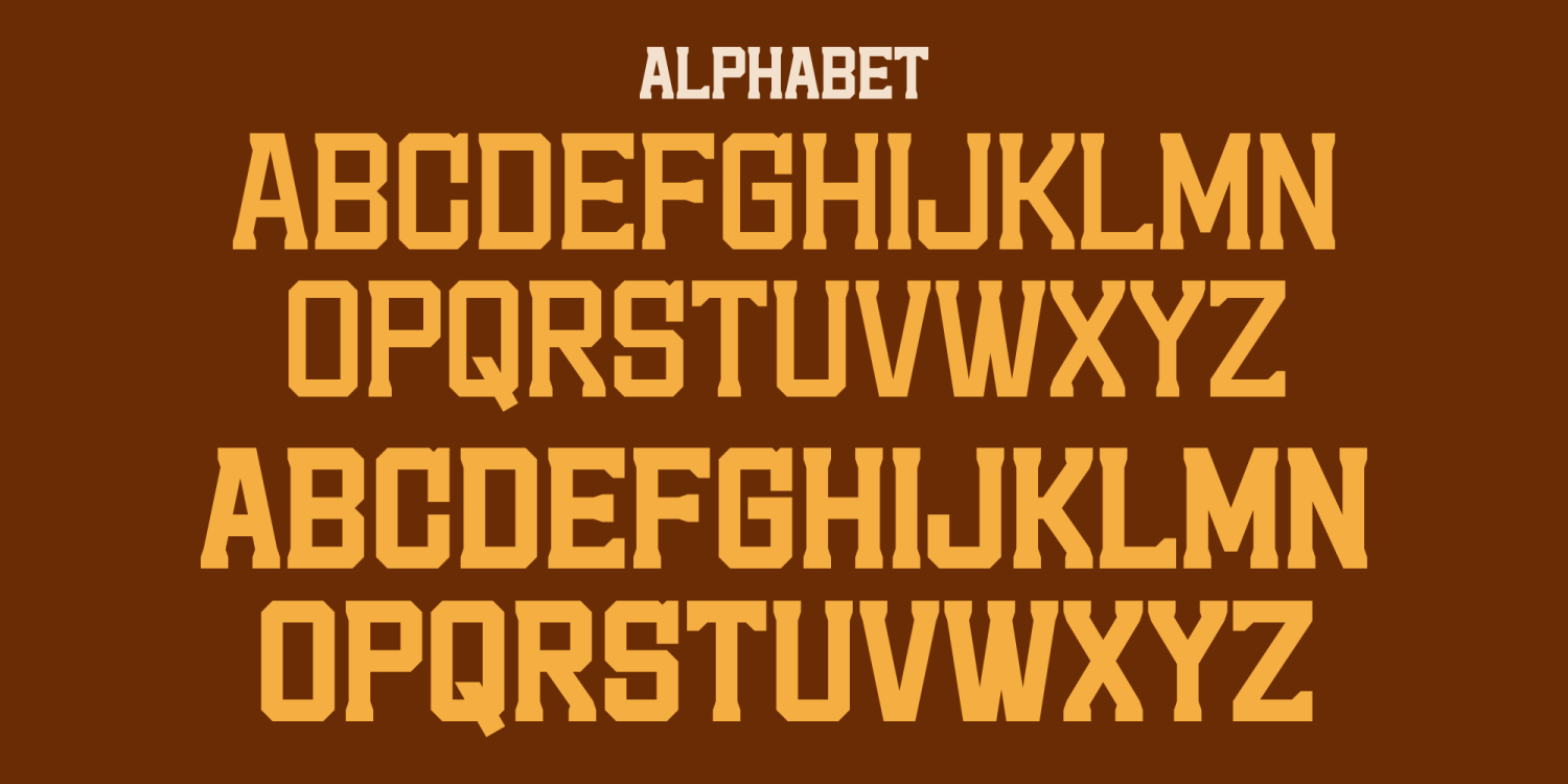 Brokstate Font Poster #1