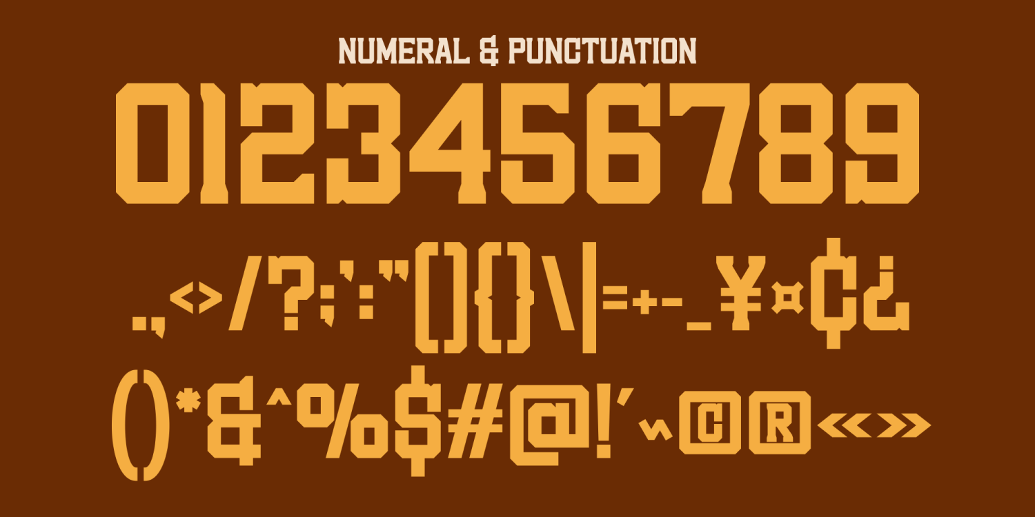 Brokstate Font Poster #1