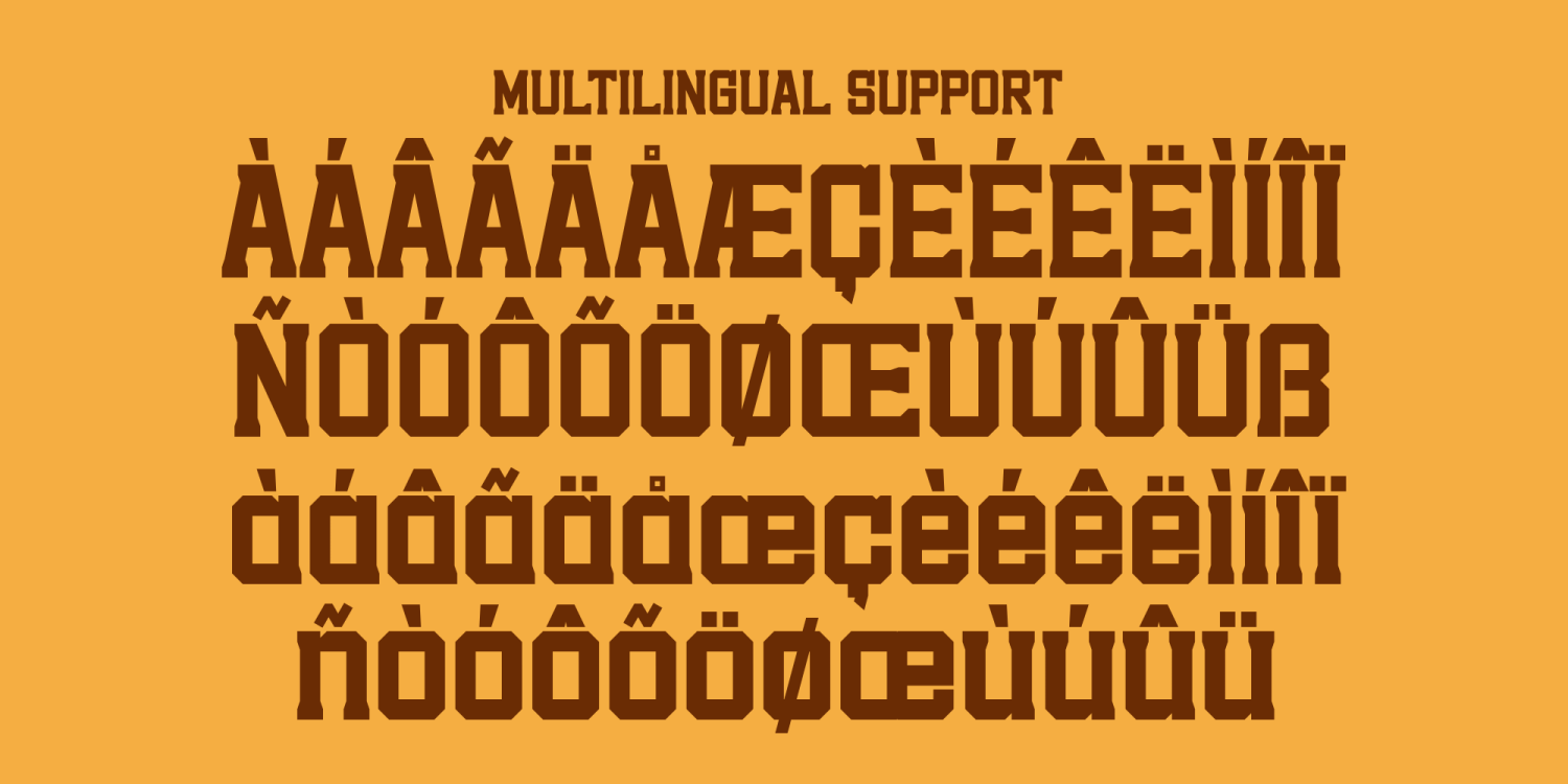 Brokstate Font Poster #1