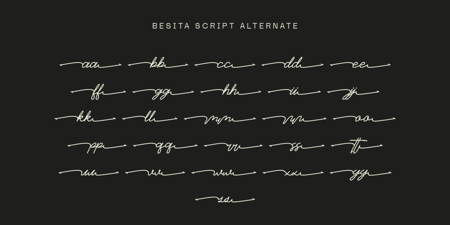 Besita Font Poster #1