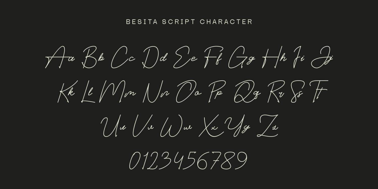 Besita Font Poster #1