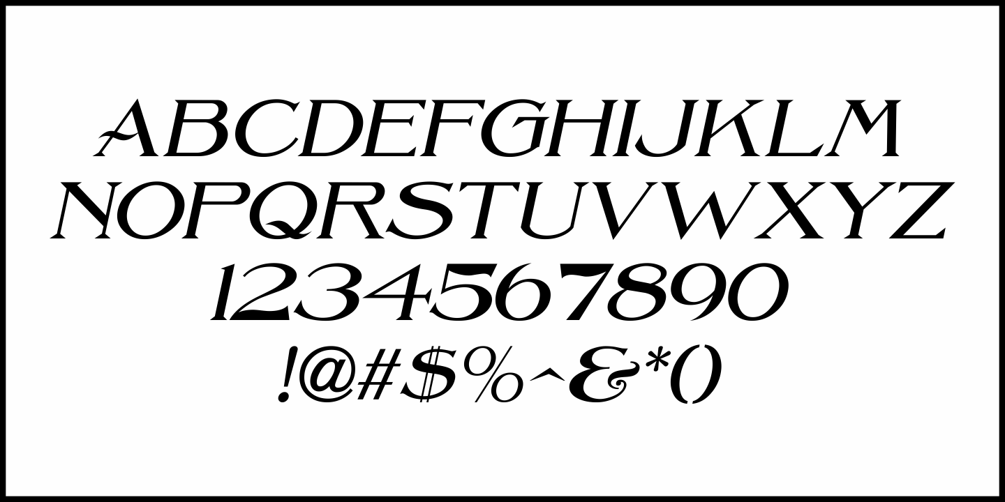 Sign Expert Font Poster #1