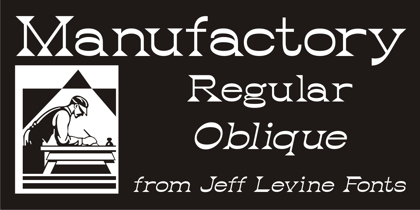 Manufactory Font Poster #1