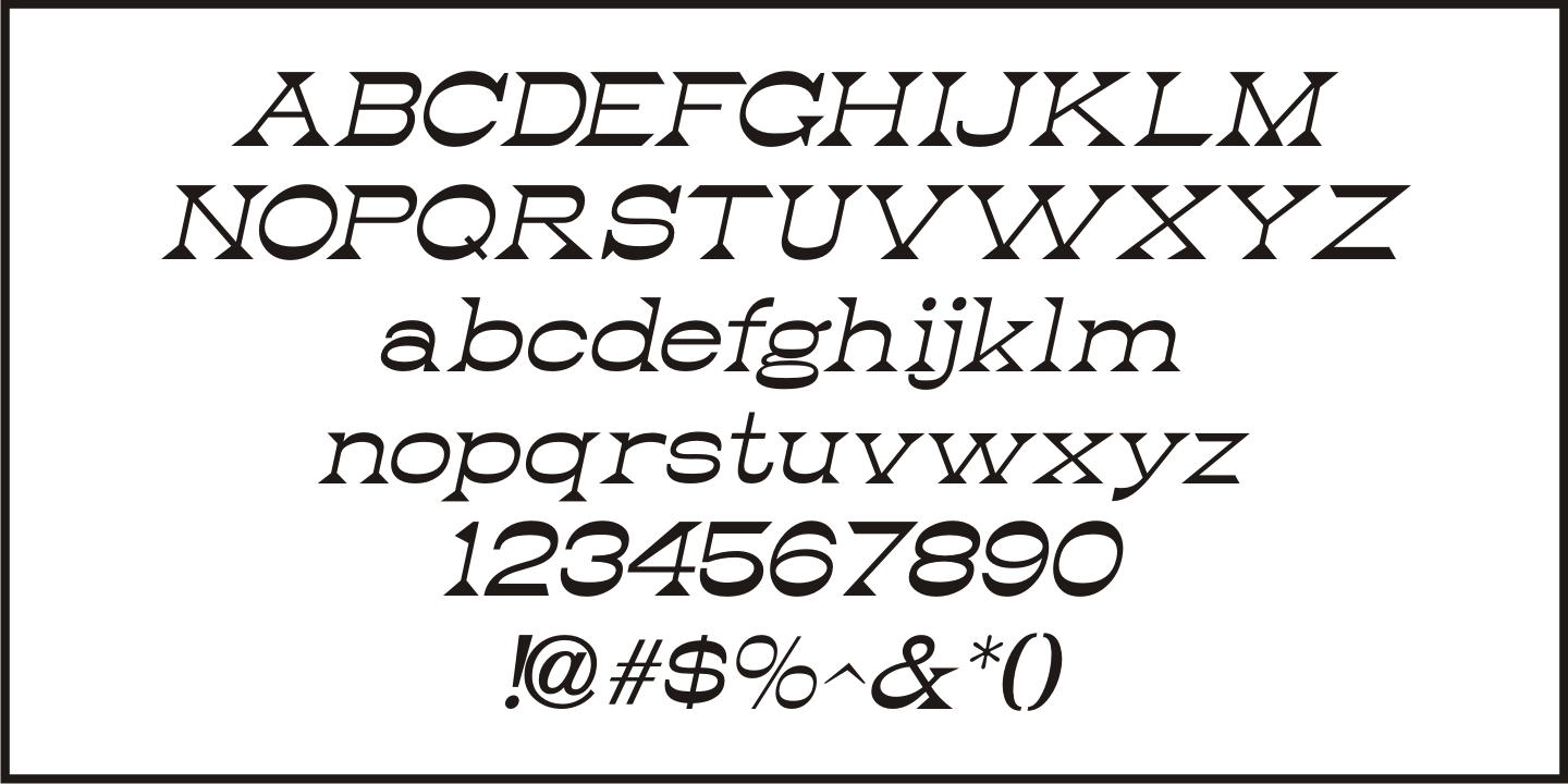 Manufactory Font Poster #1