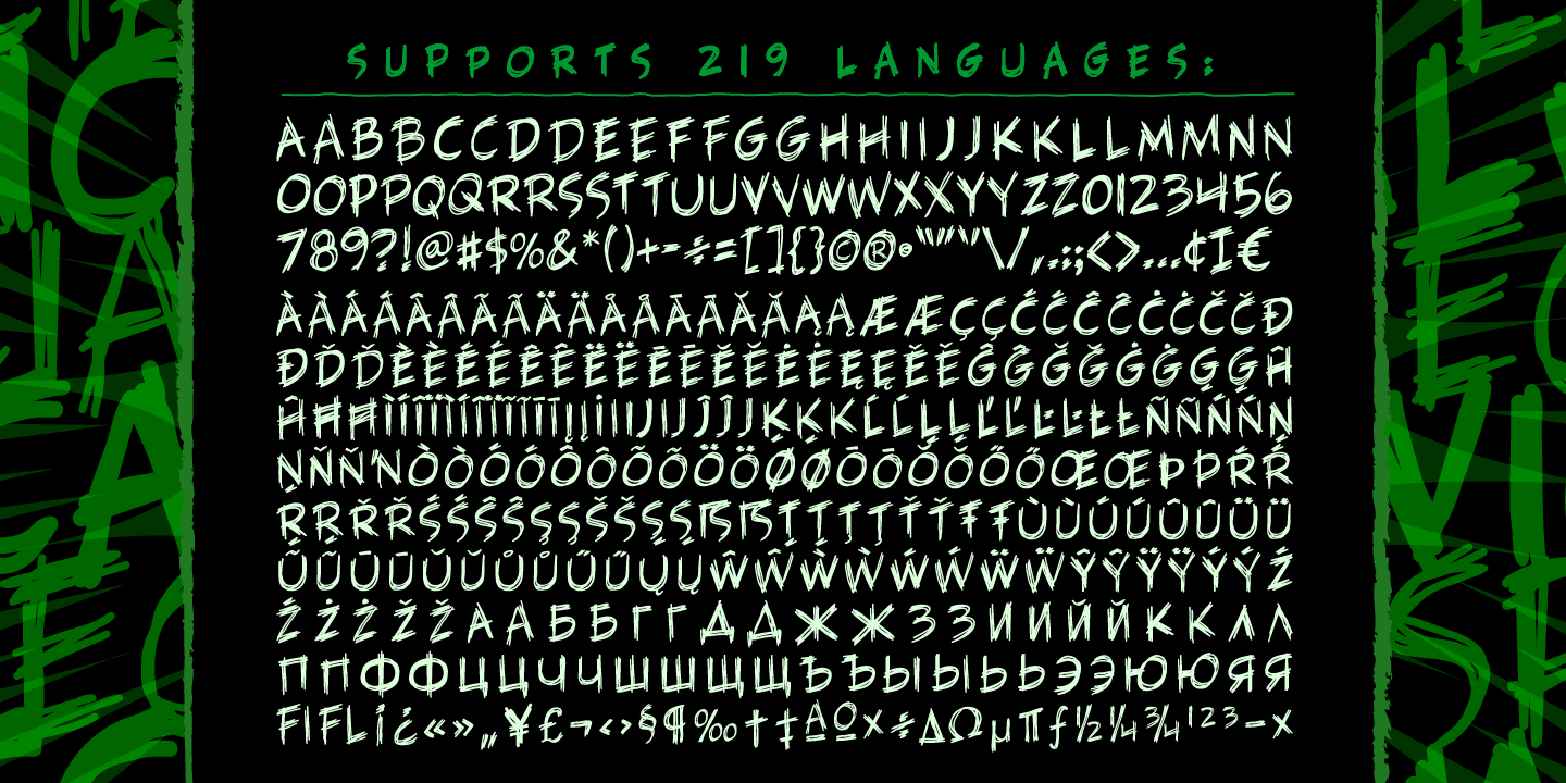 Wiccan Special Font Poster #1