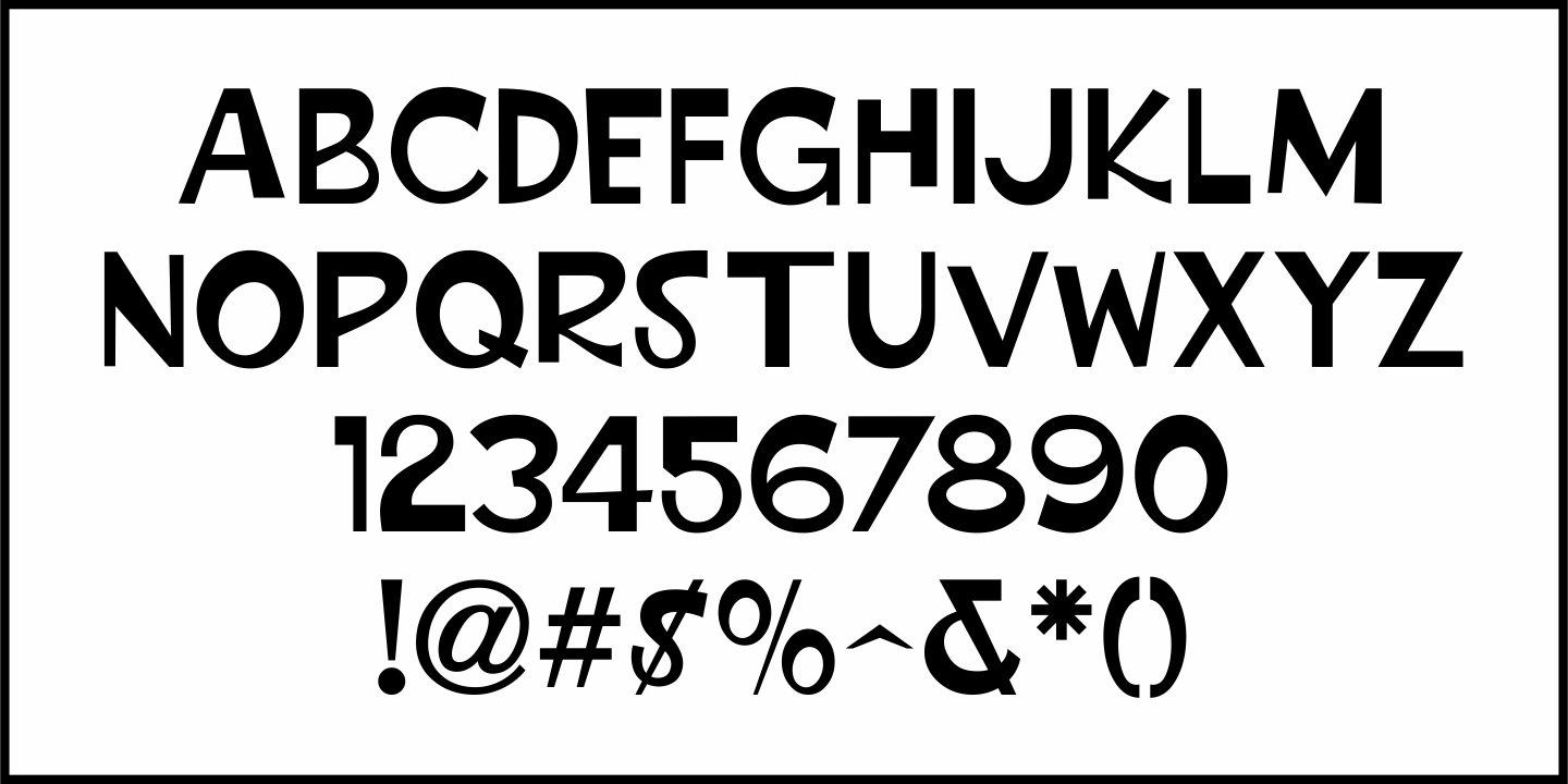 Top Hits Font Poster #3