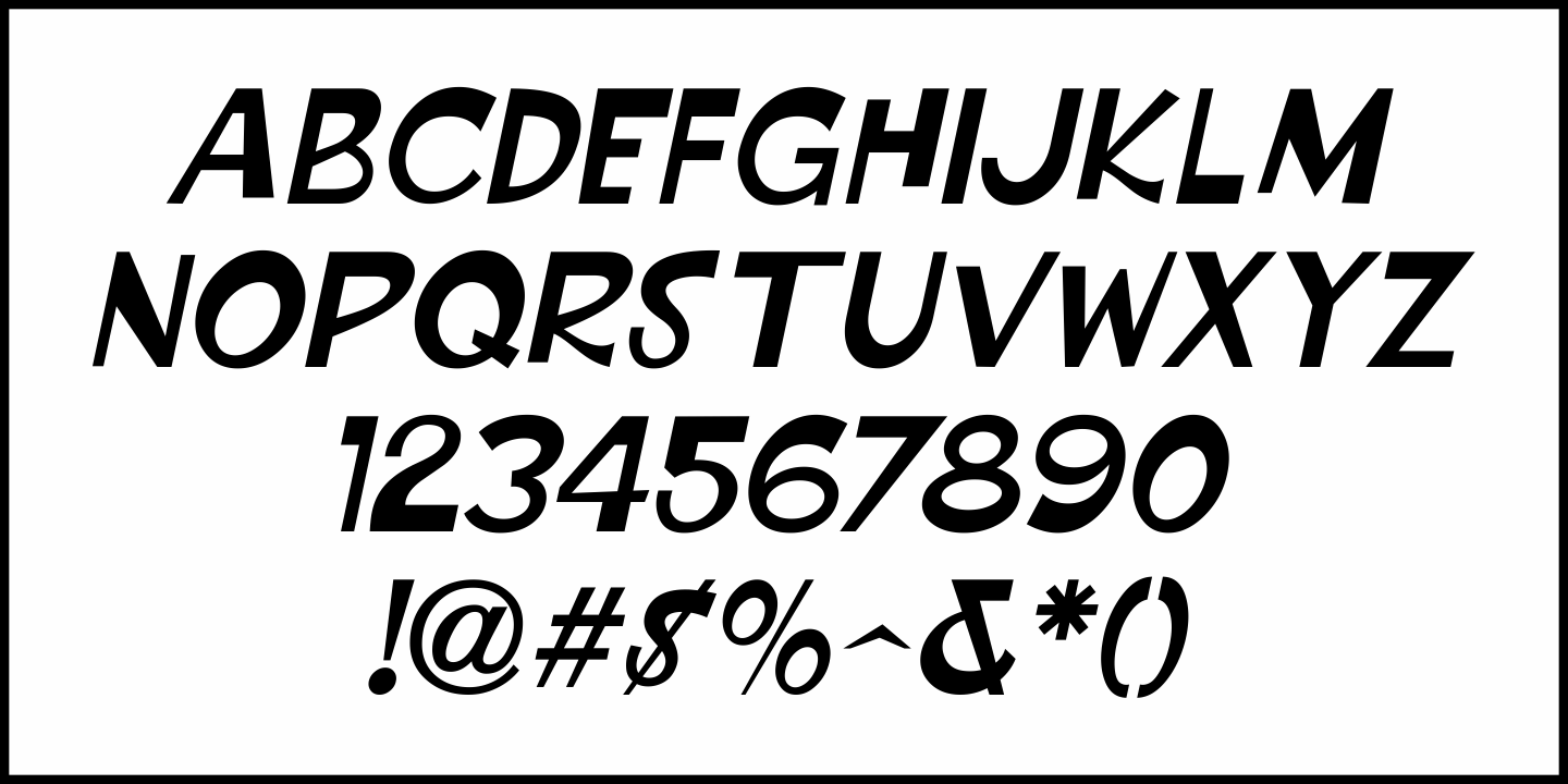 Top Hits Font Poster #5