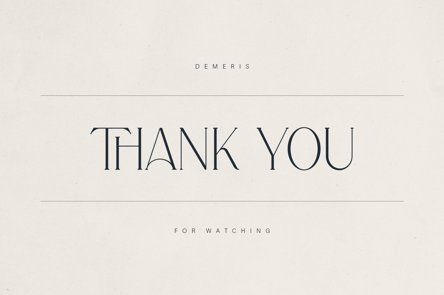 Demeris Font Poster #1