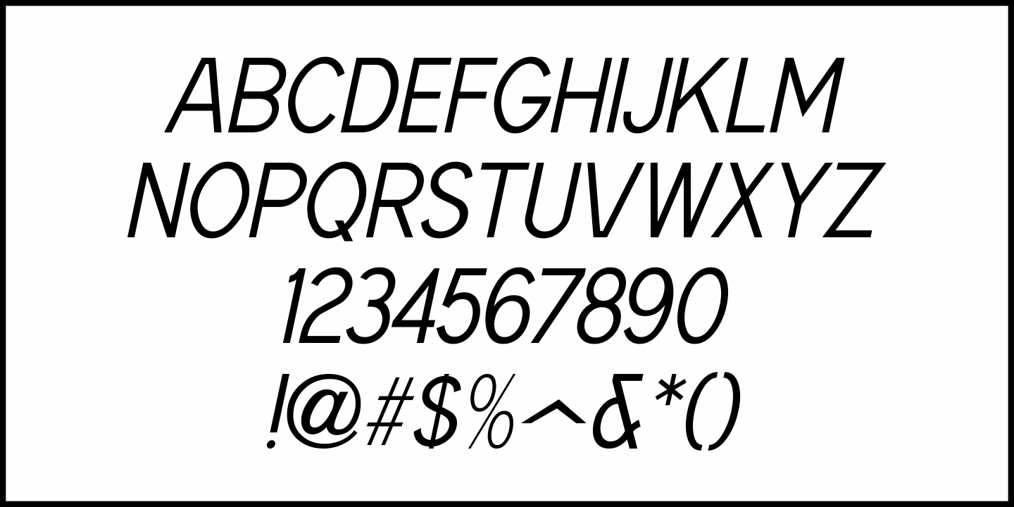 Generic Sans Font Poster #5