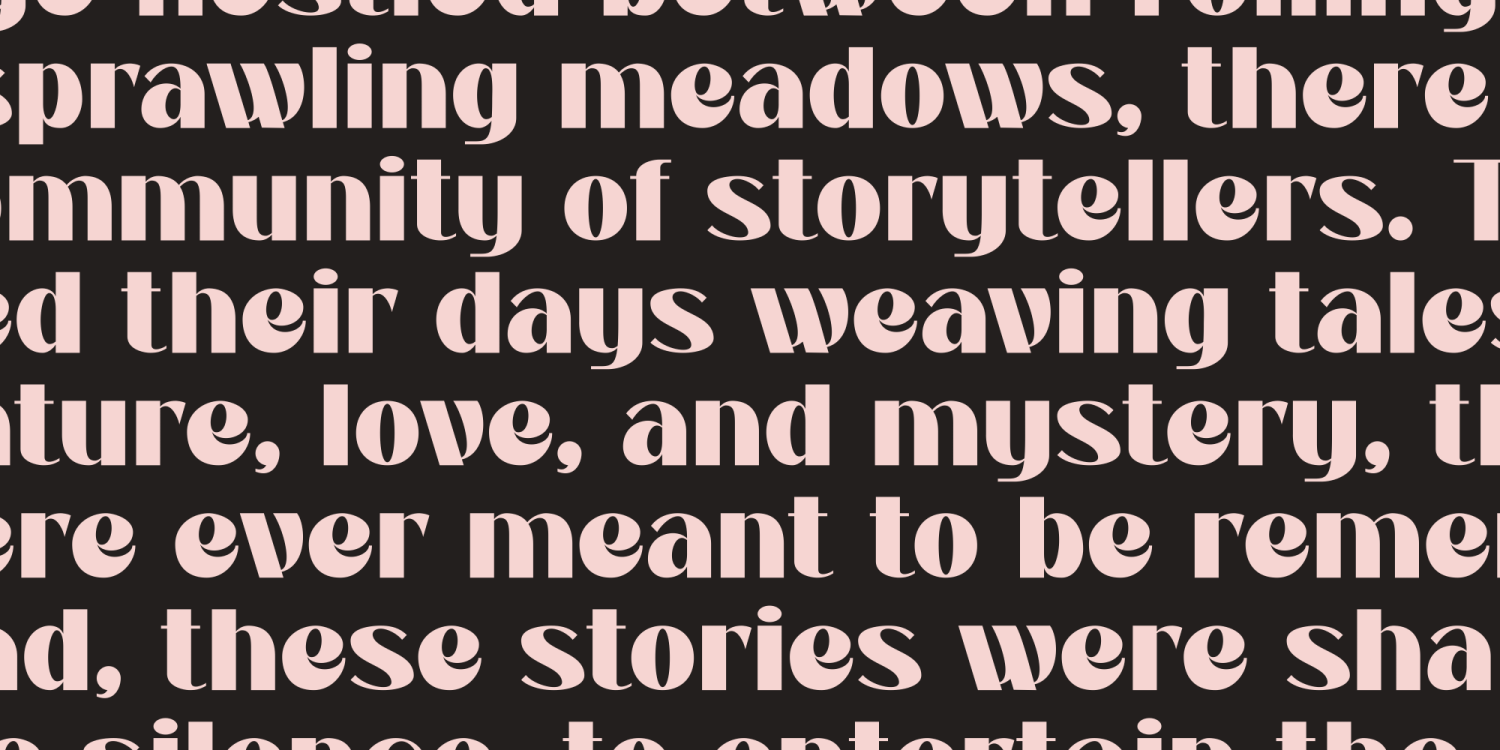 Rayed Font Poster #1