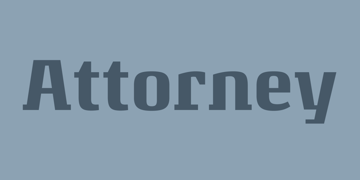 Attorney Font Family