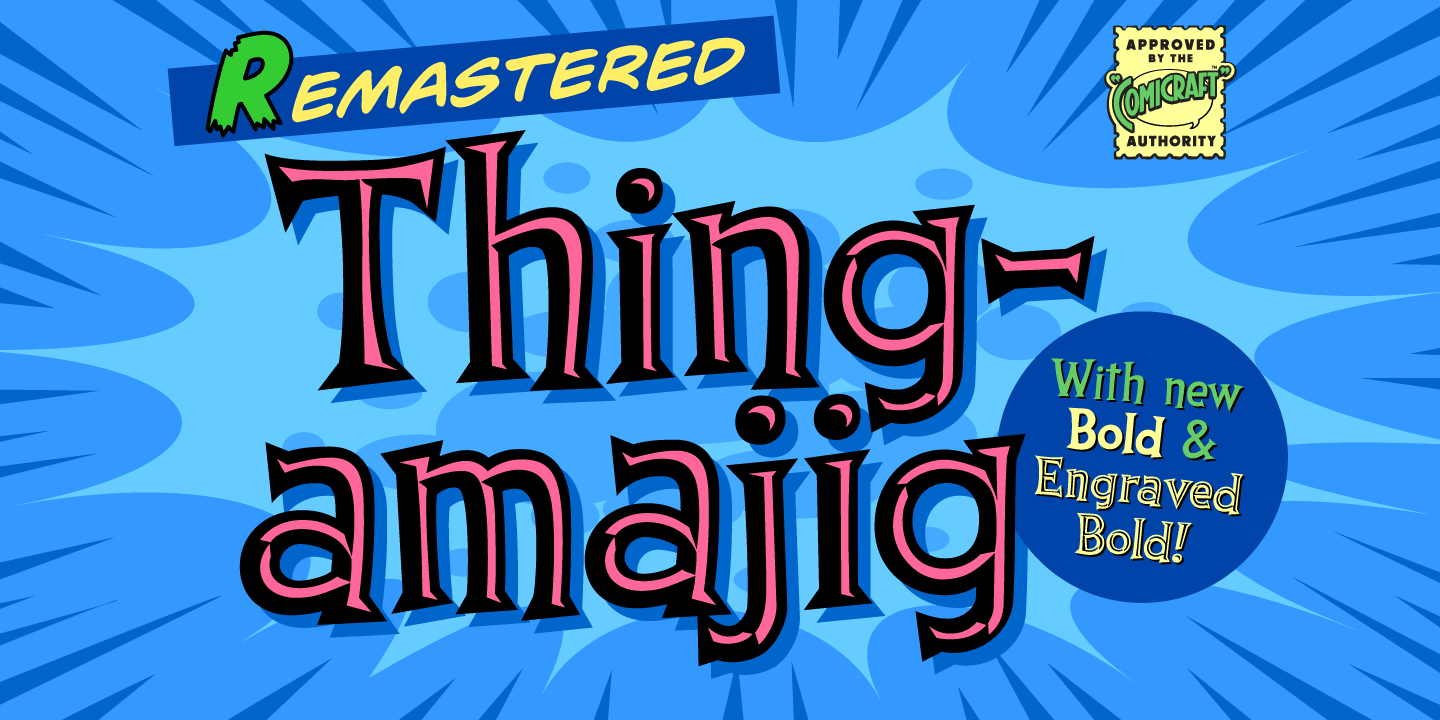 Thingamajig Font Poster #1