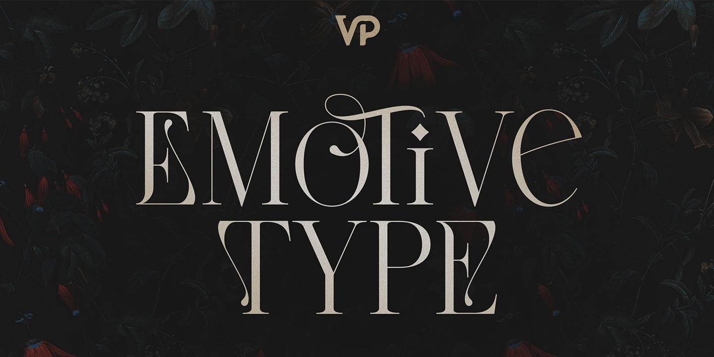 Emotive Type Font Poster #1