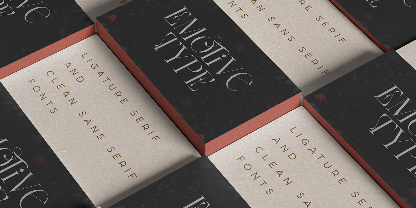 Emotive Type Font Poster #1