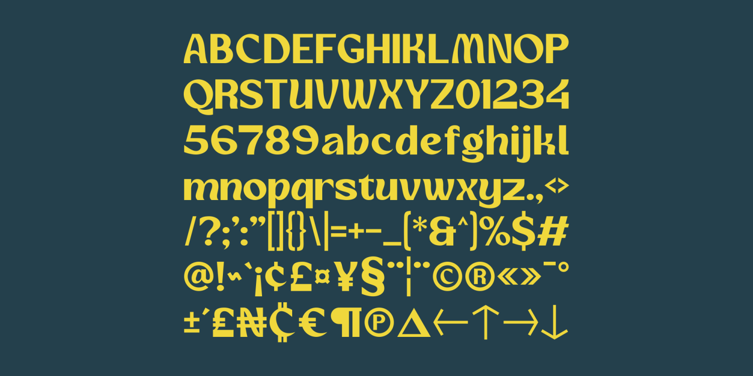 Omalt Font Poster #1