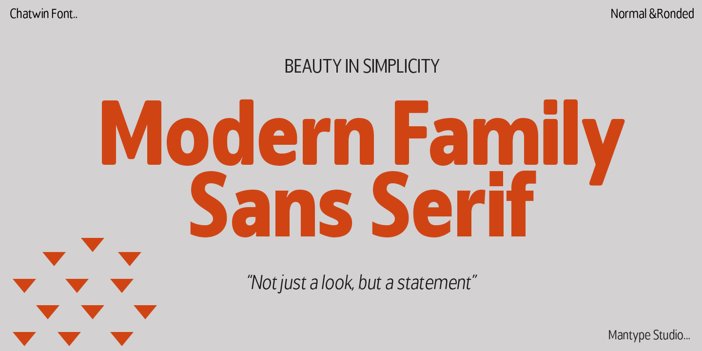 Chatwin Font Poster #1
