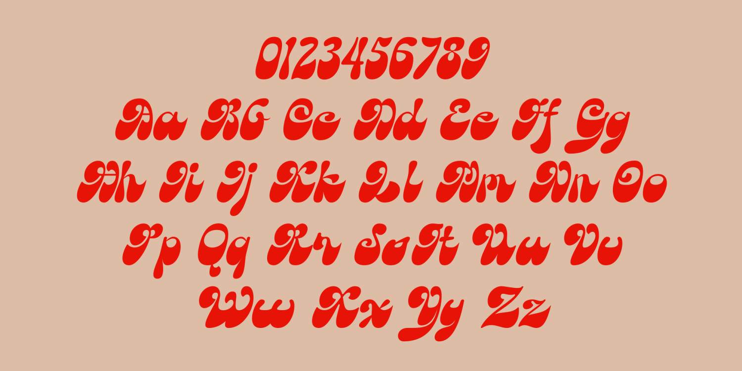 Meltigo Font Poster #9