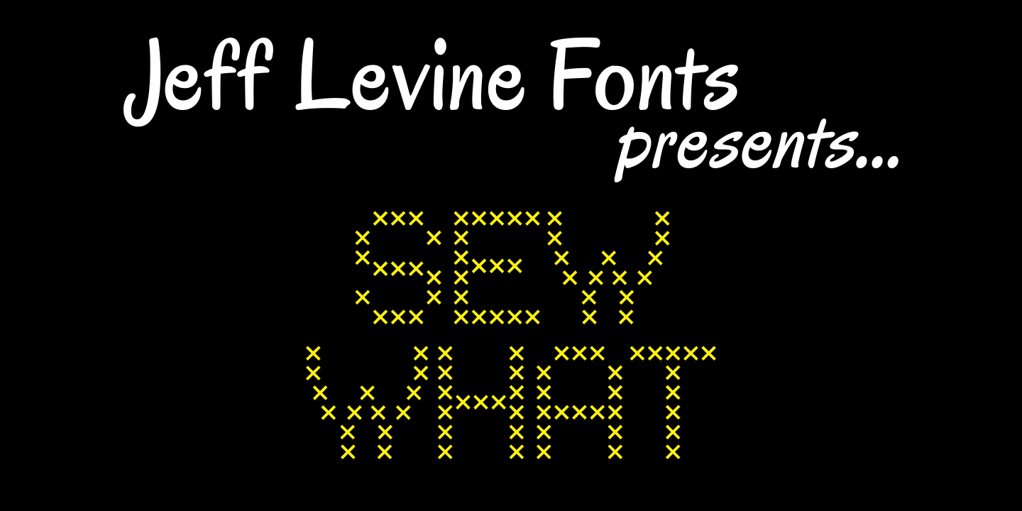 Sew What Font Family