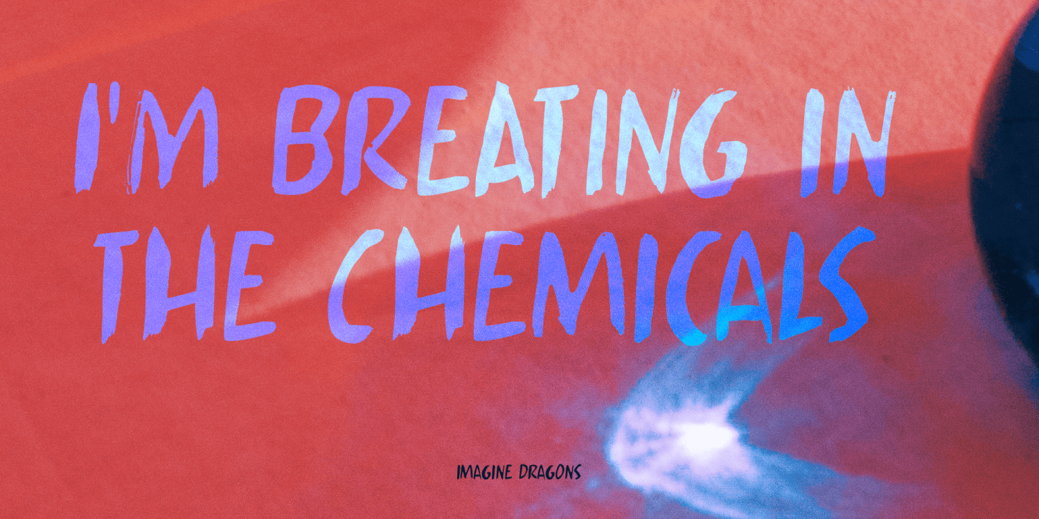 Chemical Memory Font Poster #1