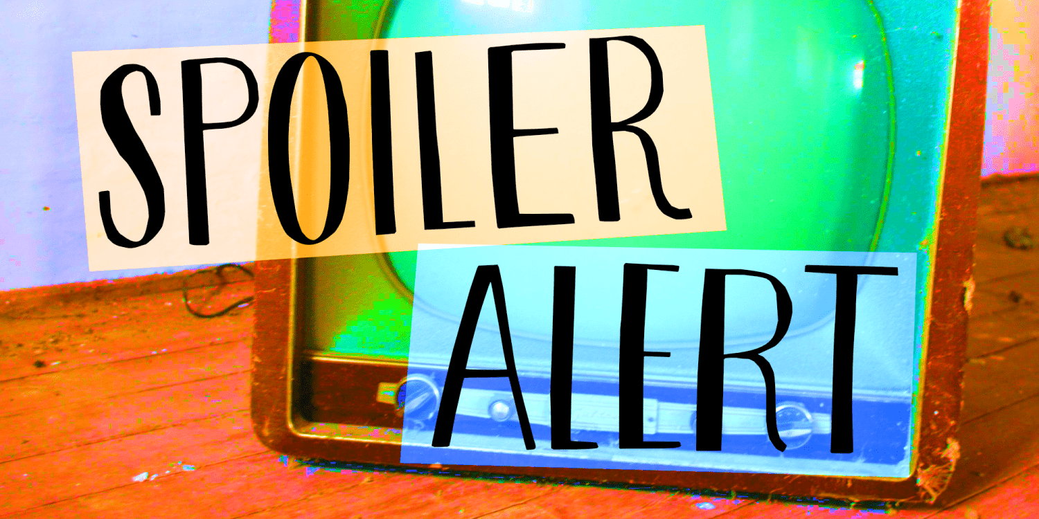 Spoiler Alert Poster