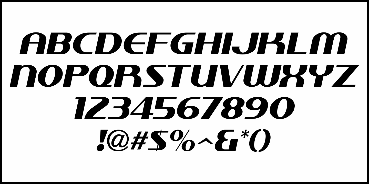 Roadside Diner Font Poster #5