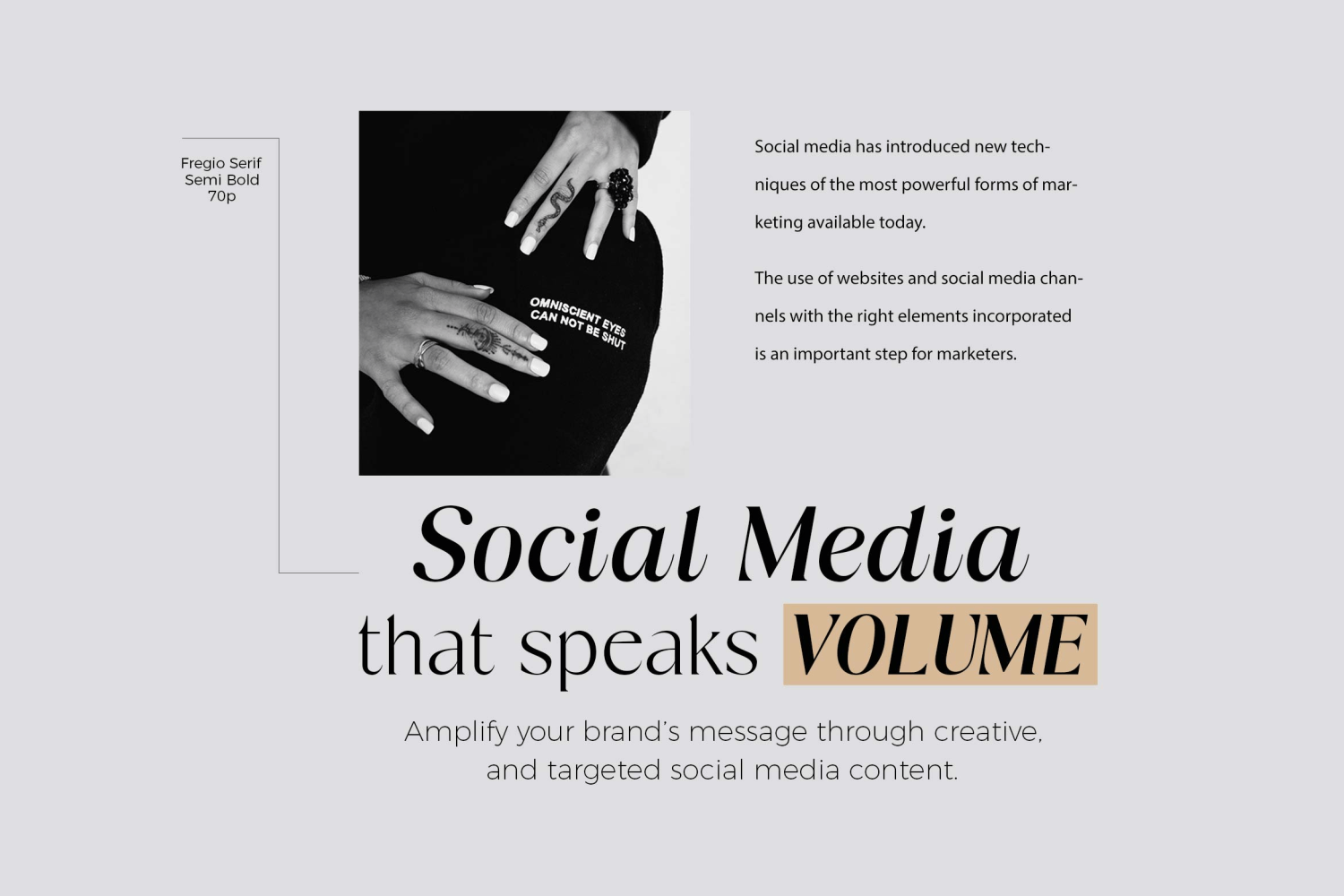 Fregio Font Poster #10