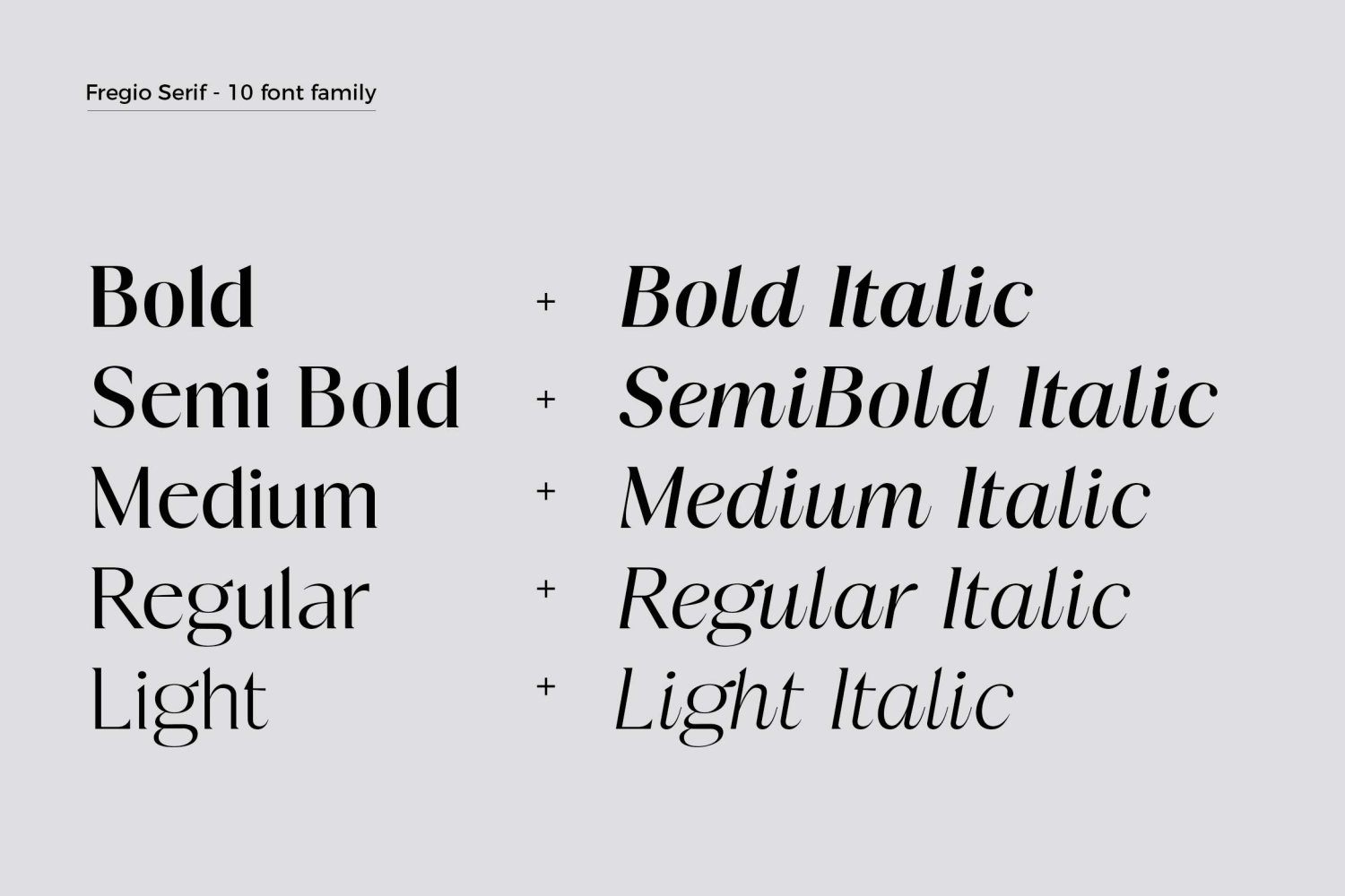 Fregio Font Poster #12