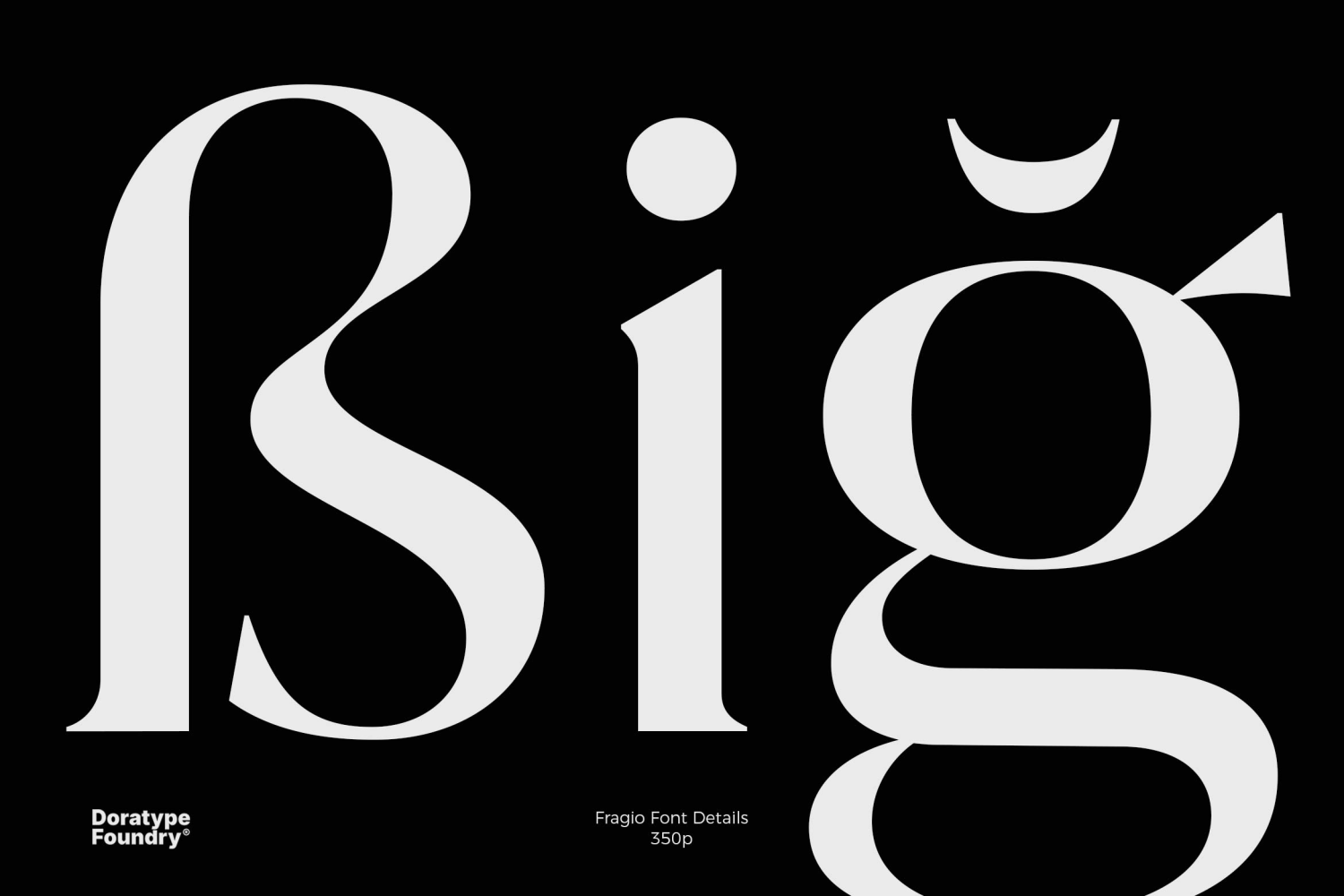 Fregio Font Poster #3