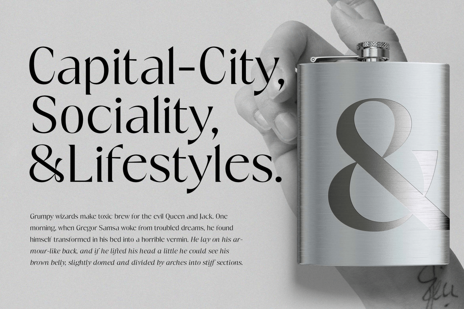 Fregio Font Poster #6